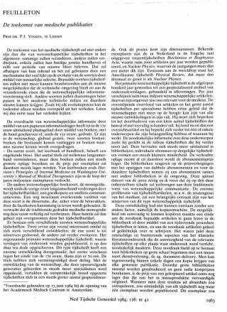 Eerste pagina van het artikel zoals het is gepubliceerd in het tijdschrift