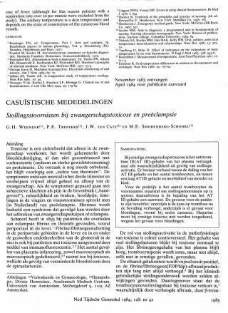 Eerste pagina van het artikel zoals het is gepubliceerd in het tijdschrift