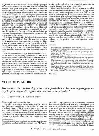 Eerste pagina van het artikel zoals het is gepubliceerd in het tijdschrift