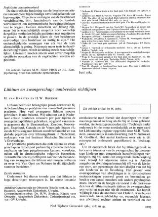 Eerste pagina van het artikel zoals het is gepubliceerd in het tijdschrift