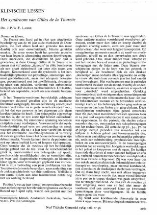 Eerste pagina van het artikel zoals het is gepubliceerd in het tijdschrift