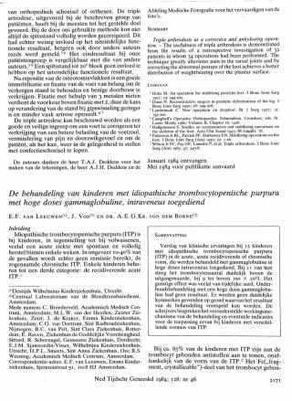 Eerste pagina van het artikel zoals het is gepubliceerd in het tijdschrift