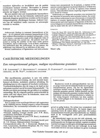 Eerste pagina van het artikel zoals het is gepubliceerd in het tijdschrift