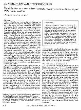 Eerste pagina van het artikel zoals het is gepubliceerd in het tijdschrift