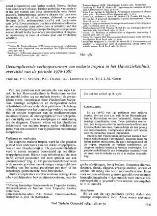 Eerste pagina van het artikel zoals het is gepubliceerd in het tijdschrift