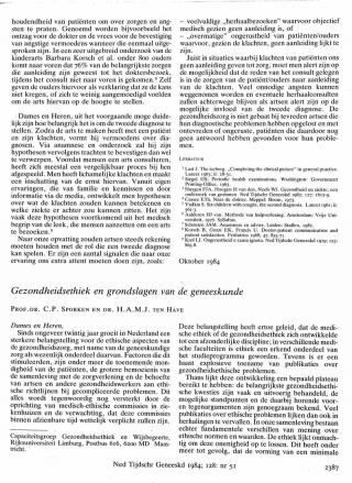 Eerste pagina van het artikel zoals het is gepubliceerd in het tijdschrift