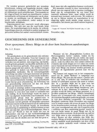 Eerste pagina van het artikel zoals het is gepubliceerd in het tijdschrift