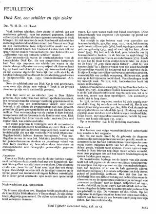 Eerste pagina van het artikel zoals het is gepubliceerd in het tijdschrift