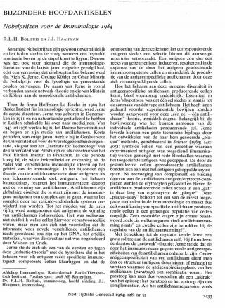 Eerste pagina van het artikel zoals het is gepubliceerd in het tijdschrift