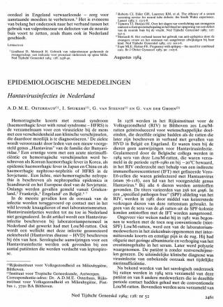 Eerste pagina van het artikel zoals het is gepubliceerd in het tijdschrift