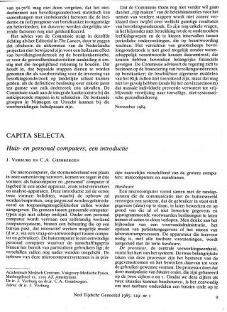 Eerste pagina van het artikel zoals het is gepubliceerd in het tijdschrift