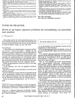 Eerste pagina van het artikel zoals het is gepubliceerd in het tijdschrift