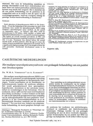 Eerste pagina van het artikel zoals het is gepubliceerd in het tijdschrift