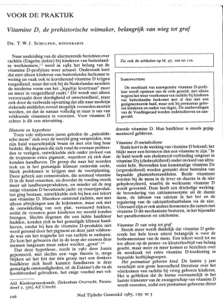 Eerste pagina van het artikel zoals het is gepubliceerd in het tijdschrift