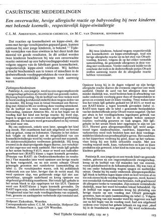 Eerste pagina van het artikel zoals het is gepubliceerd in het tijdschrift