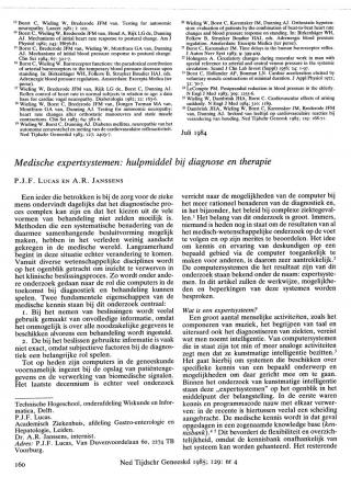 Eerste pagina van het artikel zoals het is gepubliceerd in het tijdschrift