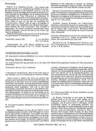 Eerste pagina van het artikel zoals het is gepubliceerd in het tijdschrift