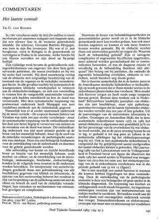 Eerste pagina van het artikel zoals het is gepubliceerd in het tijdschrift