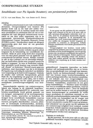 Eerste pagina van het artikel zoals het is gepubliceerd in het tijdschrift