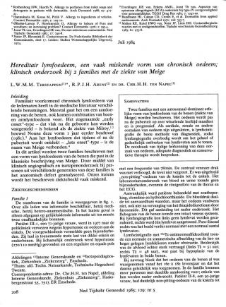 Eerste pagina van het artikel zoals het is gepubliceerd in het tijdschrift