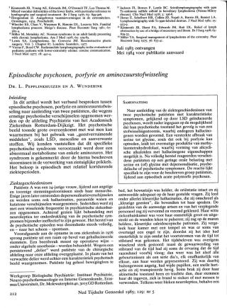 Eerste pagina van het artikel zoals het is gepubliceerd in het tijdschrift