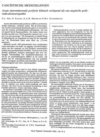 Eerste pagina van het artikel zoals het is gepubliceerd in het tijdschrift