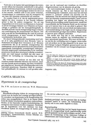 Eerste pagina van het artikel zoals het is gepubliceerd in het tijdschrift