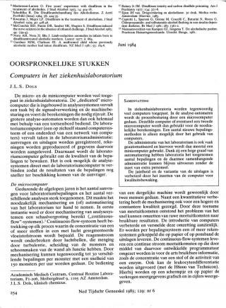 Eerste pagina van het artikel zoals het is gepubliceerd in het tijdschrift