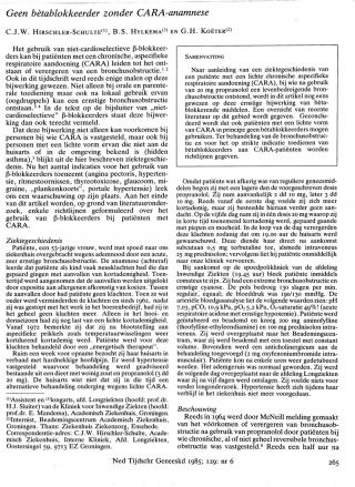 Eerste pagina van het artikel zoals het is gepubliceerd in het tijdschrift