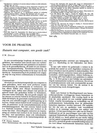 Eerste pagina van het artikel zoals het is gepubliceerd in het tijdschrift