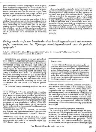 Eerste pagina van het artikel zoals het is gepubliceerd in het tijdschrift