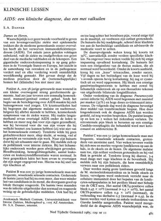 Eerste pagina van het artikel zoals het is gepubliceerd in het tijdschrift