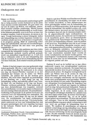 Eerste pagina van het artikel zoals het is gepubliceerd in het tijdschrift