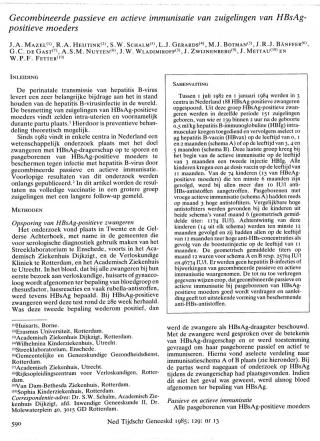 Eerste pagina van het artikel zoals het is gepubliceerd in het tijdschrift