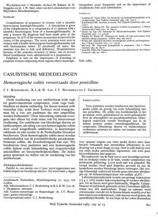 Eerste pagina van het artikel zoals het is gepubliceerd in het tijdschrift