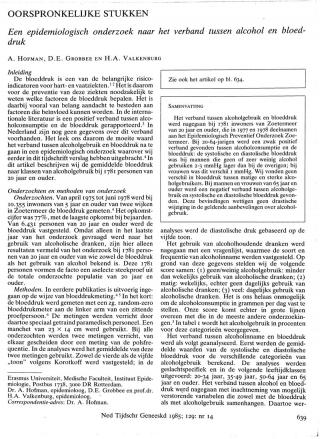 Eerste pagina van het artikel zoals het is gepubliceerd in het tijdschrift