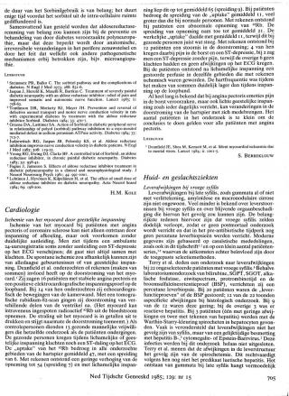 Eerste pagina van het artikel zoals het is gepubliceerd in het tijdschrift