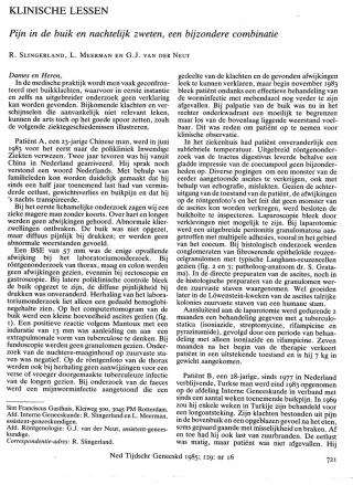 Eerste pagina van het artikel zoals het is gepubliceerd in het tijdschrift