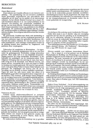 Eerste pagina van het artikel zoals het is gepubliceerd in het tijdschrift