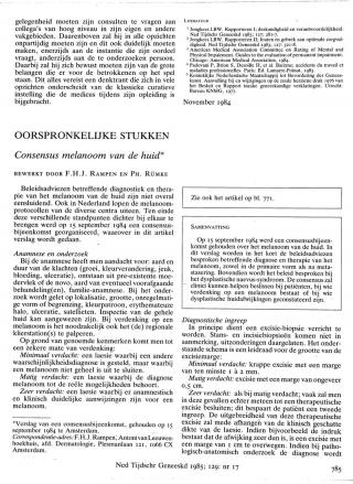 Eerste pagina van het artikel zoals het is gepubliceerd in het tijdschrift