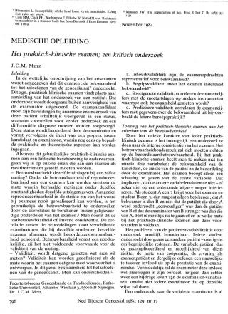 Eerste pagina van het artikel zoals het is gepubliceerd in het tijdschrift