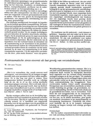 Eerste pagina van het artikel zoals het is gepubliceerd in het tijdschrift