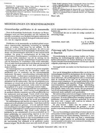 Eerste pagina van het artikel zoals het is gepubliceerd in het tijdschrift