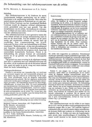 Eerste pagina van het artikel zoals het is gepubliceerd in het tijdschrift