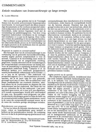 Eerste pagina van het artikel zoals het is gepubliceerd in het tijdschrift