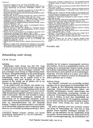 Eerste pagina van het artikel zoals het is gepubliceerd in het tijdschrift