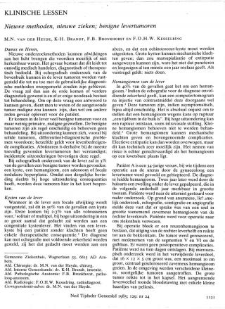 Eerste pagina van het artikel zoals het is gepubliceerd in het tijdschrift