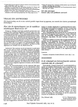 Eerste pagina van het artikel zoals het is gepubliceerd in het tijdschrift