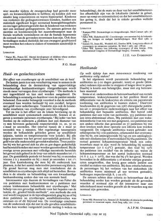 Eerste pagina van het artikel zoals het is gepubliceerd in het tijdschrift