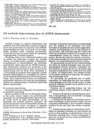 Eerste pagina van het artikel zoals het is gepubliceerd in het tijdschrift